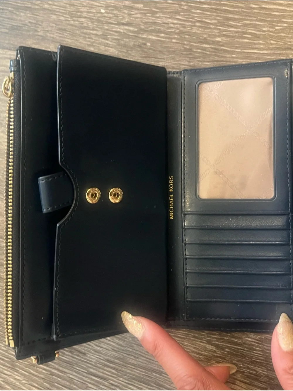Michael Kors Navy Signature Crossbody with Matching Wallet